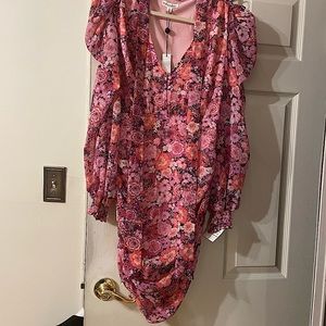 For Love & Lemons Cheyenne Dress in Carnation